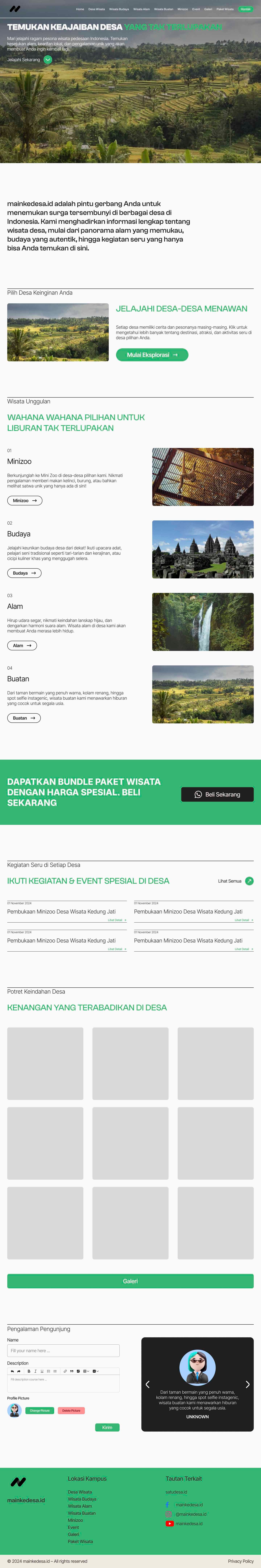 Website mainkedesa